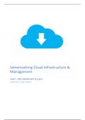 Samenvatting Cloud Infrastructure & Management | HBO Cybersecurity & Cloud jaar 2 HU|  Blok C