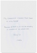 Differential Calculus 'Cheat Sheet' (Handwritten)