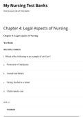 Legal Aspects of NursingChapter 4: Legal Aspects of Nursing