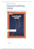 Samenvatting HRM 