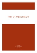 HRM & Arbeidsrecht 