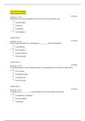 PSYC 304 Week 8 Final Exam;All Answers Correct;Graded A+