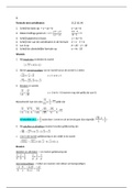 Wiskunde B VWO klas 4 - Vaardigheden blok 1, 2, 3 en een deel 4