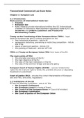 Transnational Commercial Law Exam notes