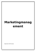 Samenvatting Marketingmanagement