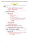 Bio 319 Midterm Exam review sheet