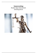Uitgebreide samenvattingen - Inleiding Recht - Open Universiteit