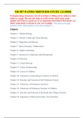 NR 507 PATHO MIDTERM STUDY GUIDE / NR507 PATHO MIDTERM STUDY GUIDE (GRADED A 2020) : CHAMBERLAIN COLLEGE OF NURSING