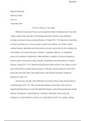In Search Of Respect Term Paper