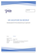 HRM-opdrachten NCOI