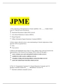 JKO 222 JPME Exam-Questions and Answers