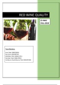 Project Report (Red wine Quality)
