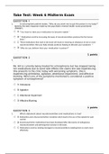 NURS 6630 Midterm Exam 1 - Question and Answers( Complete Answers Rated A+)