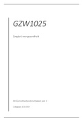 GZW1025 - uitwerkingen alle taken en colleges blok 5