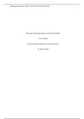 CRJ 520 Term Paper, Bias and unjust incarceration: Ashford University                                                           