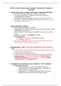 NR 293 Exam 3 Study Guide Final (Latest): Chamberlain College of Nursing (This is the latest version, download to score A)