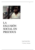 Trabajo Precious - La exclusión social