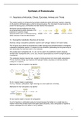 Summary Synthesis of Biomolecules