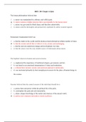HIEU 201 Chapter 4 Quiz / HIEU201 Chapter 4 Quiz (2020) (Already graded A, this is the latest version) 