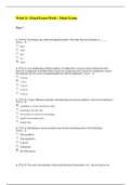 BSOP 429 Week 8 Final Exam 1-Questions and Answers