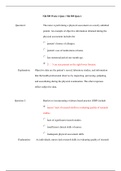 NR 509 Week 1, 2, 3, 4, 5, 6, 7 Advanced Physical Assessment Quiz (2020, 2 Latest Versions of each Quiz): Chamberlain College of Nursing (This is the latest version, download to score A)