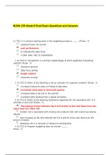 BUSN 278 Week 8 Final Exam-Questions and Answers