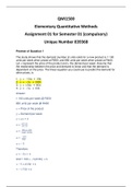 QMI1500 Assignment 02 Semester 01 2020 Answers