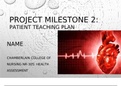 NR305 Week 6 Course Project Milestone 2: Understanding the Risk for Heart Disease