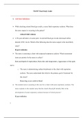 NR507 Final Exam Possible Questions A-Z / NR507 Final Study Guide: Advanced Pathophysiology: Chamberlain College of Nursing(This is the latest version, download to score A)