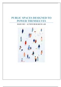 Public space design - SPECIFICATION REPORT