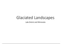 Glaciated Landscapes - Lake District and Minnesota