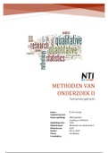 Methoden van Onderzoek II - NTI