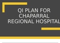 Chaparral Regional Hospital is a small, urban hospital of approximately 60 beds, and offers the following Answer 2020;Rasmussen College