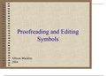 Proofreading 