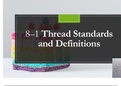8–1 Thread Standards and Definitions