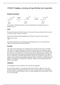 Organic chemistry practical essays
