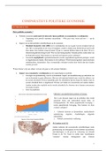 Samenvatting Comparatieve Politieke Economie