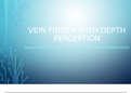 NU 525 Week 6 Assignment, Vein Finder with Depth Perception (16 slides)