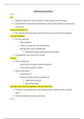 BIOS 256 Final Exam Study Guide: Anatomy & Physiology IV with Lab: Chamberlain College of Nursing(This is the latest version, download to score A)