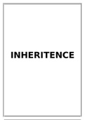 Inheritence