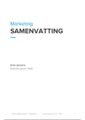 Samenvatting context 1 - marketing