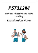 PST312M (Physical Education and sport coaching) Examination Notes