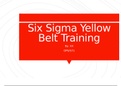 OPS 571 Week 3 Team Assignment, Six Sigma Yellow Belt Training (Amazon's)