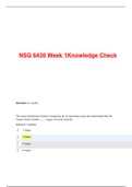 NSG 6430 Week 1 Knowledge Check (2022/2023) The nurse practitioner student is preparing for an upcoming exam and understands that the Tanner Scale includes ____ stages of sexual maturity What approach does Health People 2020 use to achieve its goals and o