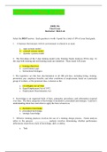UNIVERSITY OF PHOENIX HRM326 FINAL EXAM QUESTIONS WITH COMPLETE SOLUTIONS  GRADED A+ 