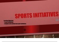 Unit 6 - Sports development - Barriers, Cultural influences and Strategies within Sport - Assignment 3