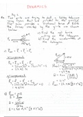 Grade 12 Physics - Dynamics &lpar;SPH4U&rpar;