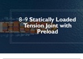 8–9 Statically Loaded Tension Joint with Preload