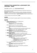 Samenvatting collegestof + boek Diagnostiek & Assessment 2019-2020 (Pedagogische Wetenschappen, Leiden)