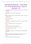 Blinn College > ART 1301 > ART 1301. FINAL EXAM QUESTIONS AND ANSWERS (ALREADY GRADED A)